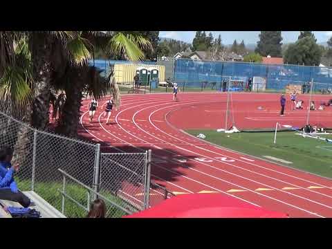 2019 Bay Area Relays Girls' FS 800m Sprint Medley Relay Heat #1