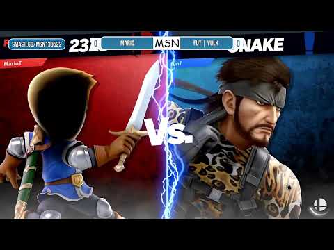 MSN 13.05.22 Grand Final - Vulk (Snake) vs Mario (Mii Swordfighter, Mir. Game & Watch)