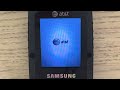 Samsung Rugby SGH A837 AT T Startup Shutdown Main LCD