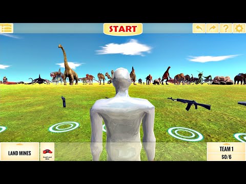 FPS Avatar All Weapons VS Every Unit. Animal Revolt Battle Simulator