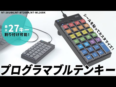 最新Windows10/大容量HDD640G/オフィス/テンキー/HDMI NT-WL26BK【プログラマブルテンキー（2.4Gモデル）】27キーに