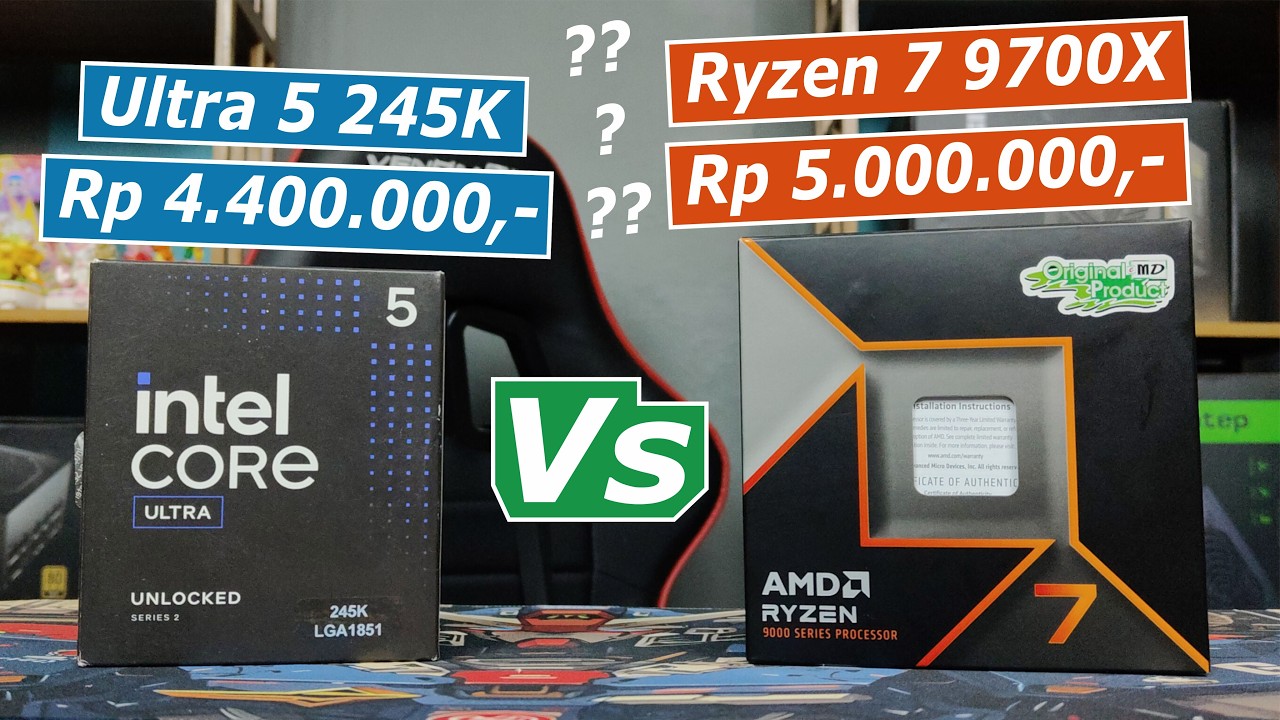 Perbandingan Intel Core Ultra 5 245K Vs AMD Ryzen 7 9700X Mana yang Recommend?