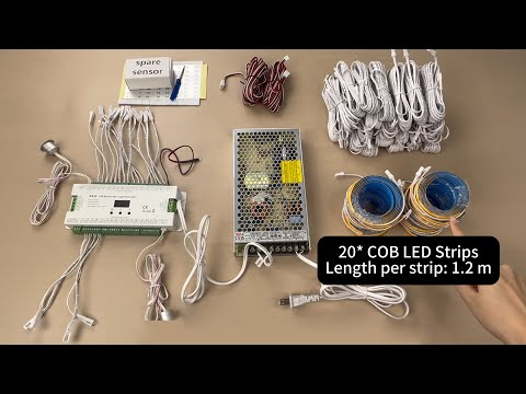 Get Your Ultimate Motion Sensor Cob LED Step Strip Lights Kit at SuperLightingLED