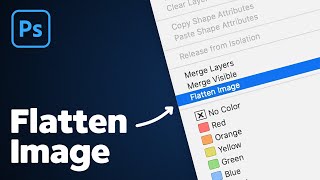 How to Flatten Image in Photoshop