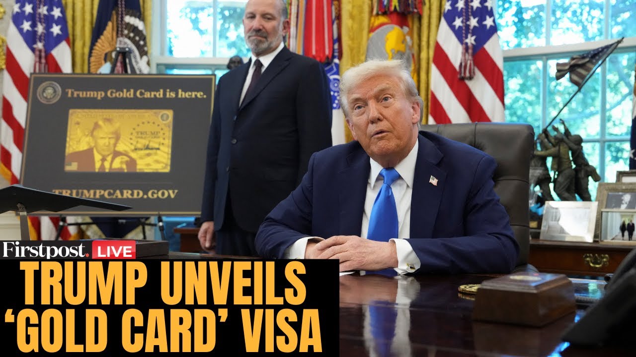 LIVE: Trump Unveils ‘Gold Card’ Visa Offering Fast-Track US Residency for $1 Million | N18G
