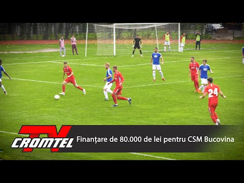 ȘTIRI CROMTEL TV - Finanțare pentru echipa de fotbal a municipiului Rădăuți