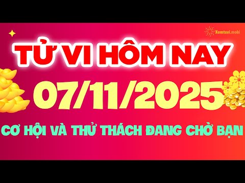 Tử vi phương đông thứ 6 ngày 7/11/2025