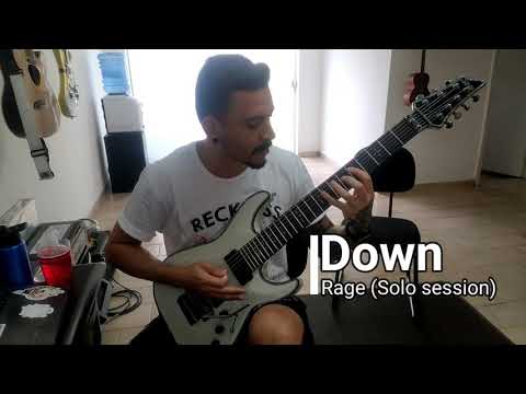 Rage - Down (solo session)