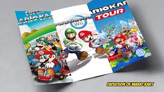 Evolution of Mario Kart (1992-2021)