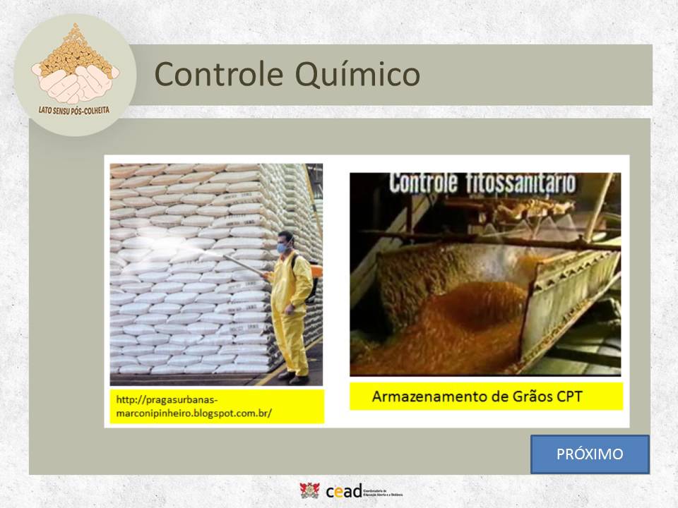 CONTROLE DE INSETOS DE GRÃOS ARMAZENADOS