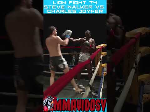 Knockout Lion Fight 74 - Steve Walker vs Charles Joyner #shorts #knocked #muaythai
