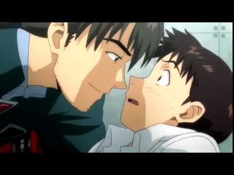 Neon Genesis Evangelion You Can (Not) Advance- Kaji x Shinji moment