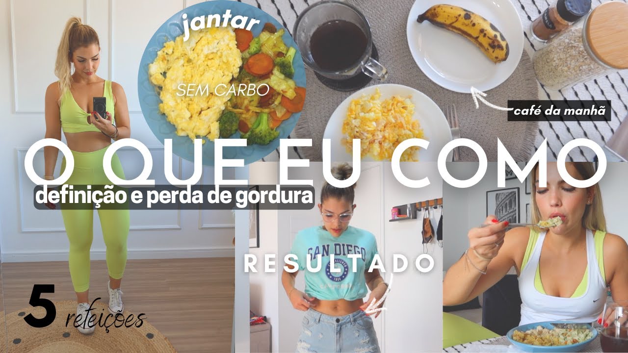 ACORDANDO ÀS 5H30 | O QUE EU COMO EM UM DIA PARA DEFINIÇÃO E PERDA DE GORDURA