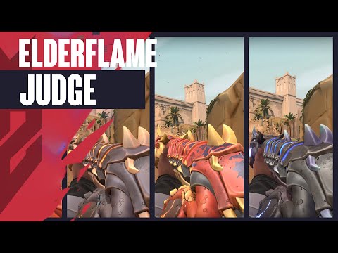 Elderflame Judge Skin Showcase [4K] - Valorant Elderflame Skins