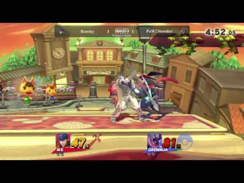 The AZSL Summer Invitational Winners Semis - Renslay (Ike) vs PoW!|Stroder (Greninja)