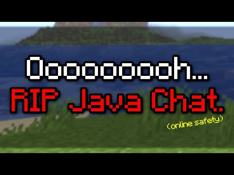 Java Edition chat is being blocked.