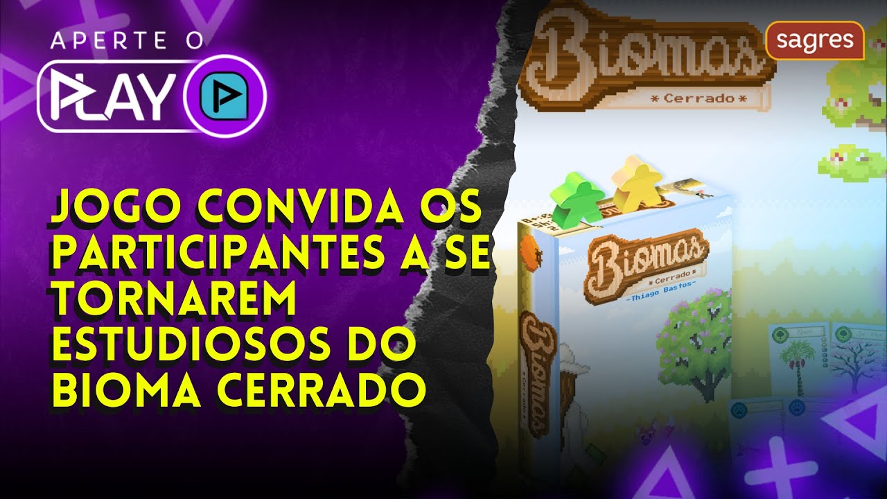 TV Sagres Aperte o Play - Jogo convida os participantes a se tornarem estudiosos do bioma Cerrado