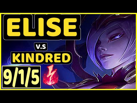 DJOKO (ELISE) vs KINDRED - 9/1/5 KDA JUNGLE CHALLENGER GAMEPLAY - EUW