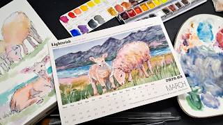 Let's Paint the March Watercolor Calendar Page! 12pm 2/25/26