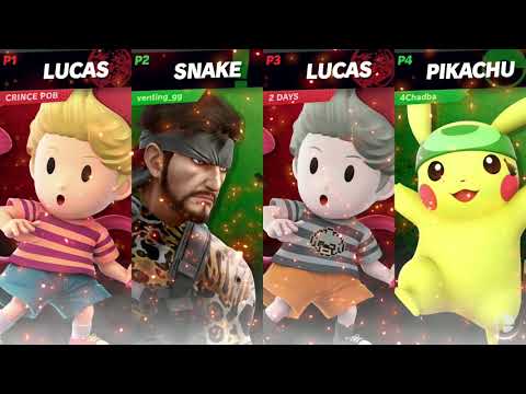 SSS2 - Doubles WQFs - Mamba + Now (Pikachu, Snake) vs Sidereus + Prince Cob (Lucas, Lucas)