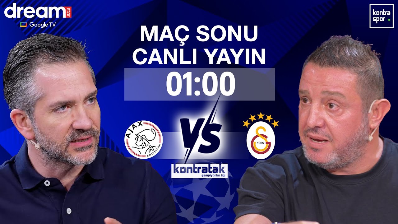🔴 CANLI | Ajax - Galatasaray Maç Sonu | Nihat Kahveci, Nebil Evren | Kontratak
