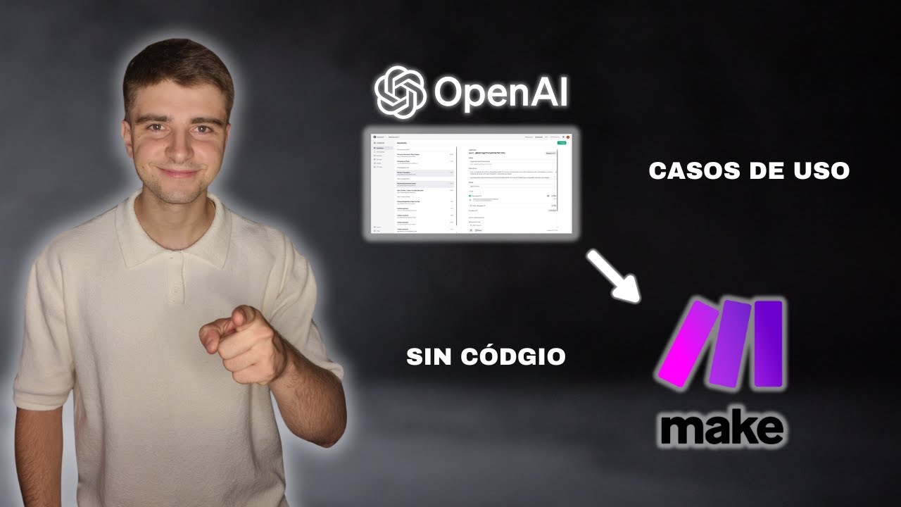 ¿Cómo Utilizar TODO el Potencial de la API de OpenAI SIN CÓDIGO Con Make.com? | Casos de USO [2024]