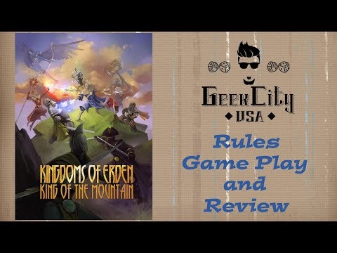 Kingdoms of Erden: King of the Mountain - Rules, Game Play, and Review