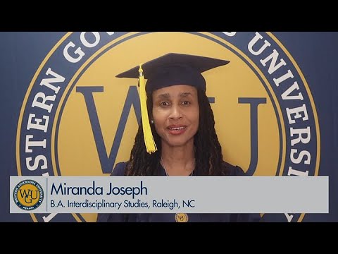 WGU May 2020 Virtual Commencement - Graduate Speaker Miranda Joseph