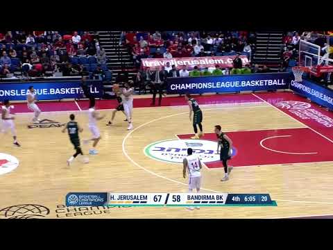 BCL 8. Hafta Karşılaşması Hapoel Jerusalem-TEKSÜT Bandırma BK