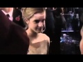 Emma Watson freaks out at a London Premiere ...