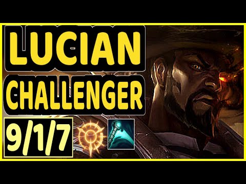 SERTUSS (LUCIAN) - 9/1/7 KDA MID CHALLENGER GAMEPLAY - EUW