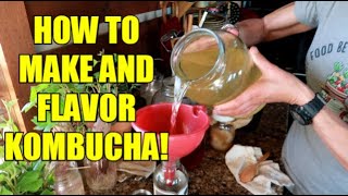 KOMBUCHA FOR DUMMIES ~ HOW TO MAKE AND FLAVOR!