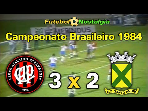 Atlético-PR 3 x 2 Santo André - 14-03-1984 ( Campeonato Brasileiro )