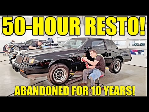 I Finished My Buick Grand National Storage Unit Rescue With A 50-Hour Restoration Done In 3 Days!