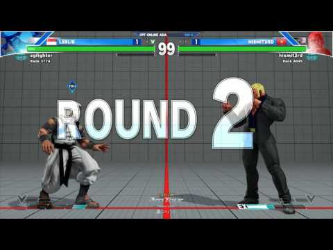 SFV: Leslie vs Mismit3rd - CPTO Asia 3 Top 8 - CPT2017