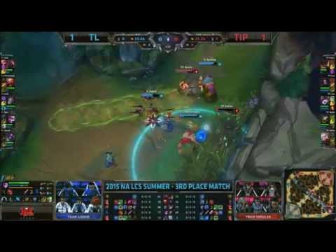 Team Liquid vs Team Impulse Game 3 -Highlights and Sounds of the game: NA LCS 3rd Place
