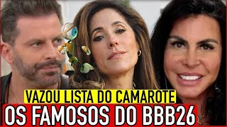 Download lagu 🔴BBB26: VAZOU A LISTA DO CAMAROTE! mp3