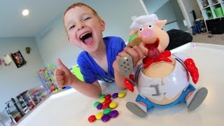FATHER &amp; SON PLAY POP THE PIG!