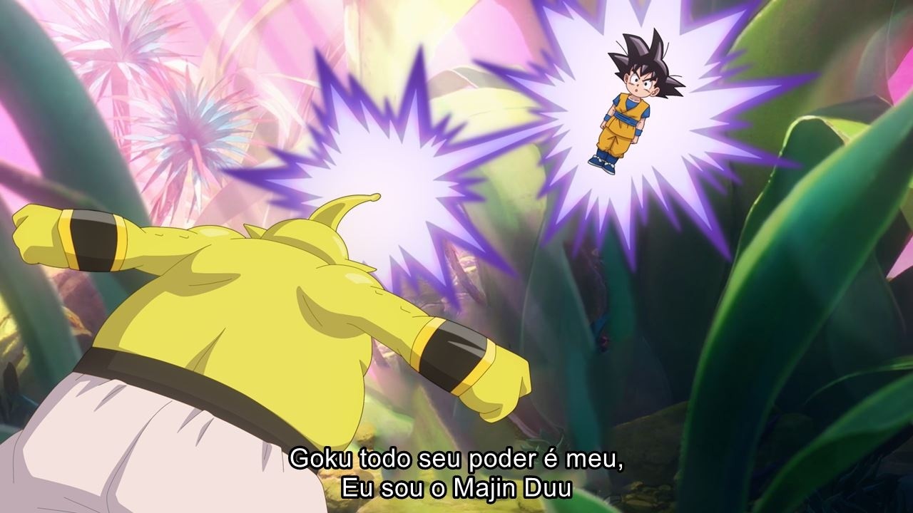 Dragon Ball Daima Episodio 13: Majin Duu Absorve o Saiyajin Goku, Majin Duu vs Goku