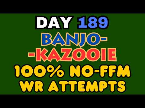 PUSHING FOR 1:58:3X!! | Day 189 of Banjo-Kazooie 100% No FFM Speedruns (N64) | WR of 1:59:02