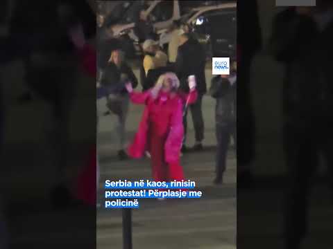 Serbia në kaos, rinisin protestat! Përplasje me policinë