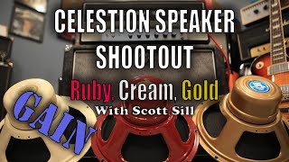 Video thumbnail for Celestion Alnico Speaker Shootout: Ruby, Cream, and Gold - GAIN - Magnatone Super 15 With Scott Sill by sillennium