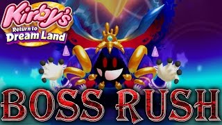 Kirby's Return to Dream Land - All Normal Bosses (No Damage)
