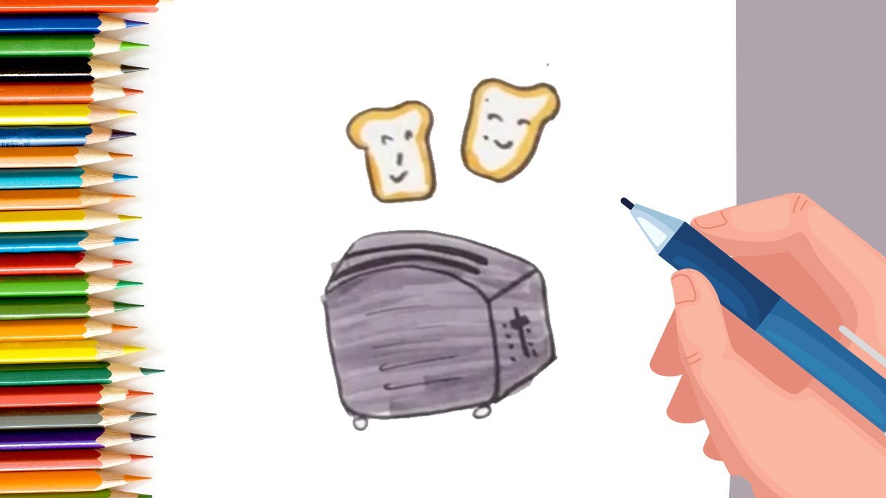 How to draw easy Spongebob Squarepants with KidsFunLearnClub | Drawing Tutorials for Kids