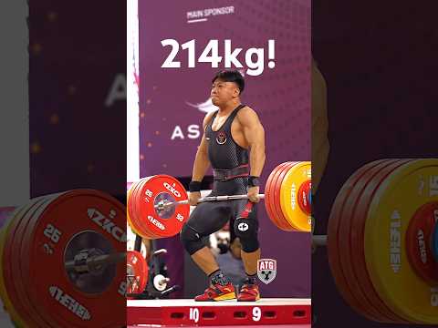 Rahmat Abdullah (~77kg🇮🇩) 214kg / 472lbs C&J World Record Attempt!  #cleanandjerk #weightlifting