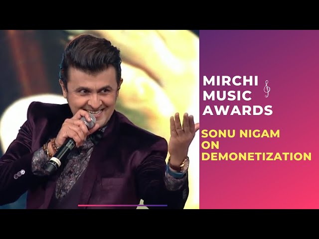 Sonu Nigam reveals how demonetization affected singers | #RSMMA | Radio Mirchi