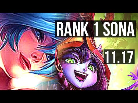 SONA & Ashe vs LULU & Jinx (SUPPORT) | Rank 1 Sona, 7/3/31, 1.5M mastery | JP Master | v11.17
