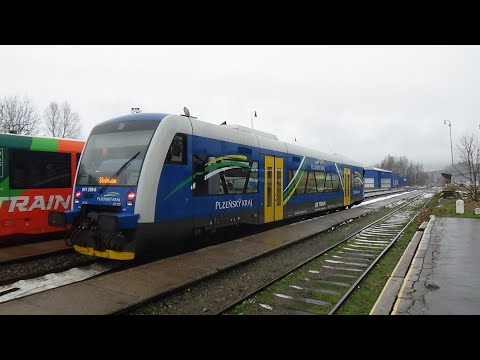 Jízda s os vlakem č.18105 linky S8 GWTR v úseku Volary - Strakonice, ridespotting / 13.11.2023 🙂