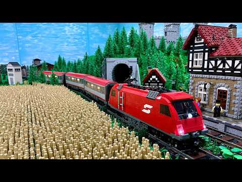 The first passenger train for the LEGO City: ÖBB Eurocity