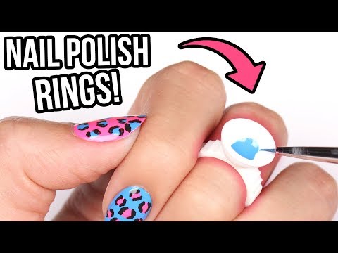 TESTING NAIL POLISH RINGS!!!